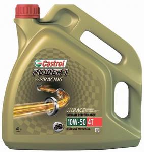 CASTROL POWER 1 RACING 4T 10W50, MA2 4л. синтетика, масло моторное для 4Т мото